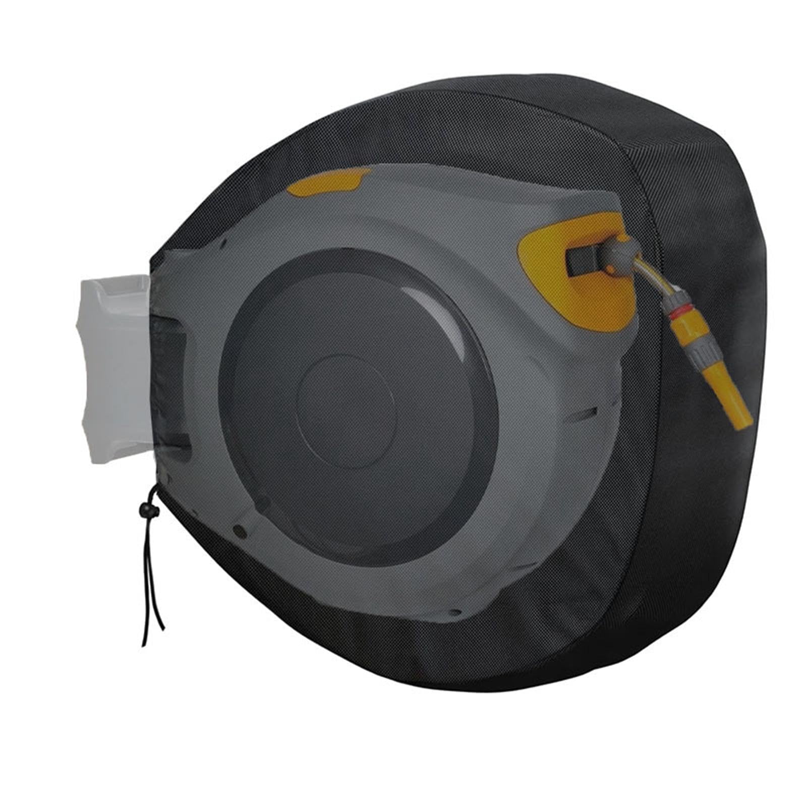 Garden Wall-mounted Hose Reel Cover, Garden Hose Reel Covers, Portable Hose Reel Cover (21.65"Lx21.65"Wx11.81"H)