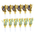 thumbnail image 4 of ULTNICE 12pcs Birthday Party Blowers Party Blowouts Whistles Cylindrical Black Gold for Kids Toys Holiday Parties, 4 of 8
