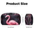 thumbnail image 5 of Flamingo Digital Storage Bag Pouch, Hard Drive Bag, Laptop Cord Organizer, Cable Organizer, Oxford Fabric Waterproof Electronics Travel Case - 5.9x9.44x3.14 in., 5 of 6