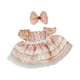 thumbnail image 4 of Ropa para muñecas de niña, trajes para muñecas, juguetes para muñecas hechos a mano, lindos accesorios para fotos, disfraz elegante para muñecas de Floral rosa, 4 of 8