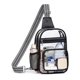 thumbnail image 1 of Bolsa transparente QOECI para eventos en estadios, color negro transparente, 1 of 8