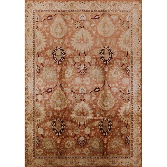 Ahgly Company Machine Washable Indoor Rectangle Industrial Modern Mahogany Brown Area Rugs, 2' x 4'