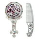 thumbnail image 1 of juego de espejo de maquillaje portátil, mini espejo de tocador con peine, espejo elegante, 1 of 5