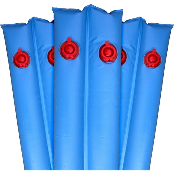 Robelle  10-foot Double-chamber Winter Water Tubes for Swimming Pool Covers Blue 16 Gauge 6 Pack