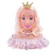 thumbnail image 3 of Cabeza de muñeca de lujo para peinar con accesorios de maquillaje | Juego de simulación de peluquería para niñas | Juguete de peluquería suave con peine y secador, 3 of 5