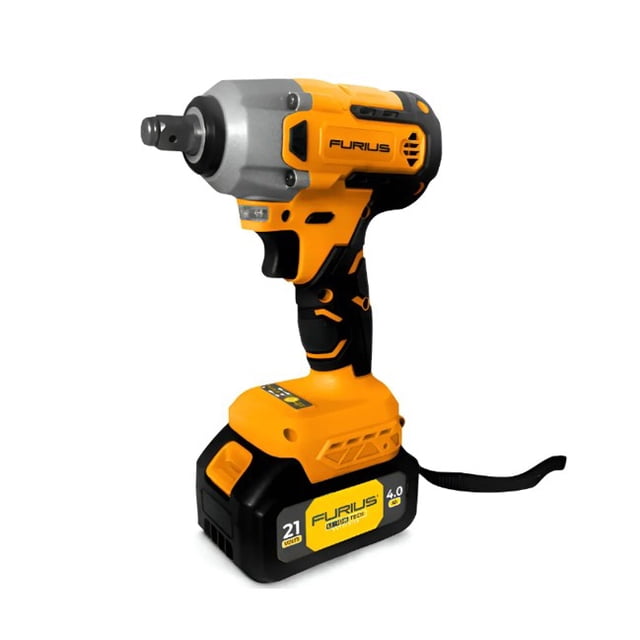 Llave de Impacto Inalámbrica Brushless 21V 1/2” con 2 Baterías 420 Nm