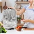 thumbnail image 3 of HELLHERO Blender Covers with Multifunctional Foldable Food Processor Cover Thickened Easy to Clean for Christmas, Winter Deer in Snowy Forest, 3 of 6