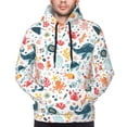 thumbnail image 4 of Hoodies for Men - Sea Animal 1 Long Sleeve Comfrt Men'S Fashion Hoodies & Sweatshirts, Sweatshirts for Men Hoodies Pullover Clothing Clothes with Pouch, 4 of 7