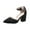 Black, variant on Itsun Heels Sandals Women, Women's Fashion Pointed Toe Chunky Heel Dress Pumps Shoes Pink