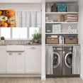 thumbnail image 5 of LALILO Kitchen Curtains and Valances Set of 3 36" Orange Window Treatment Tiers for Window Decor, 5 of 5