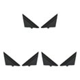 thumbnail image 1 of Scienceny 2 x cubiertas de la bandera del espejo de la puerta del coche para 2012-19 1SH16KX7AA negro mate Type1 NO1, 1 of 5