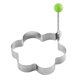 thumbnail image 1 of Molde De Huevo Molde para freír huevos de acero inoxidable Molde para hornear panqueques de huevo para el hogar (E) Flor, 1 of 6