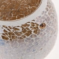 thumbnail image 3 of Portavelas de mosaico para velas de té, portavelas de mosaico con forma de bola de colores 3, 3 of 9