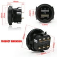 thumbnail image 4 of Digital Lcd Hour Meter with led battery indicator Gauge 24V 36V 48V 72V, 4 of 6