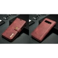 thumbnail image 7 of Mignova Premium Leather Folio Magnetic Wallet Protection Card Slot Holder Removable Back Shell Carrying Cover for Samsung Galaxy S10 Red, 7 of 7