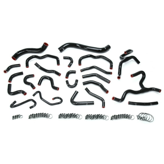 HPS Black Silicone Radiator/Heater Hose For 2008-2016 Land Cruiser 5.7L V8