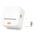 thumbnail image 1 of Mistaha Portable P1 Bluetooth Label Printer with Lithium Battery - 203dpi Resolution/48mm Print Width/Label Size 20-50mm/USB Connection - White, 1 of 6