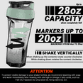 thumbnail image 6 of Helimix 2.0 Vortex 28 oz Mint Blender Shaker bottle, 6 of 9