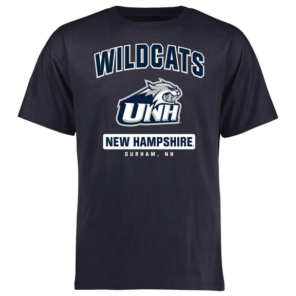 Men's Navy New Hampshire Wildcats Campus Icon T-Shirt