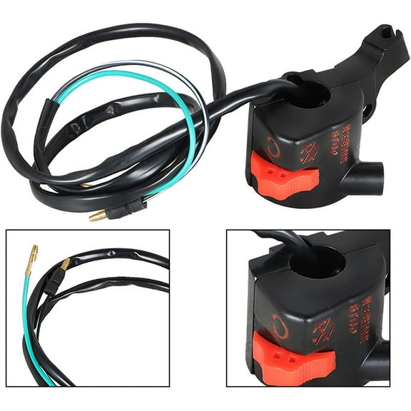Genrics Fits For Honda CRF50F 2004-2021 Right Handlebar Stop Kill Switch Housing