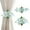 Blue, variant on Wreath Curtain Tiebacks for Home Decor | Decorative Curtain Holdbacks for Living Room, Bedroom, & Dining Room | Set of 1