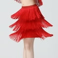 thumbnail image 4 of RUTAYY Women Skirt Sequin Embroidered Performance Swing Performance Solid Color Flowy Swing Pleated Beach Skirts, 4 of 9