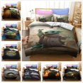 thumbnail image 2 of Baby Yoda Cartoon Anime 2 Piece/3 Piece Bedding Sets Comforters Sets & Pillowcases Set for Boys Girls Mens Womens Breathable Durable Microfiber Super Soft Ultra-Soft Fashion Funny, 2 of 10