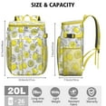 thumbnail image 3 of Travel Cooler Bag - Lemon Camping Beer Cooler Backpack with Bottle Opener- Waterproof Insulated Picnic Backpacks - Cooler Bag for Beach, 3 of 6