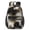 White and Gold, variant on White and Gold Marble Pattern 17" School Backpacks for Teens,Waterproof Oxford Fabric,S-Shape Padded Straps for School,Travel,Hiking,Camping