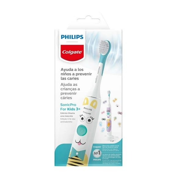 Cepillo Dental Eléctrico Philips Colgate SonicPro Kids 31.000 Movimientos por Minuto