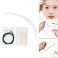 thumbnail image 4 of Regla de cejas de silicona simétrica para maquillaje de línea de shamjiam Regla de cejas, 4 of 9