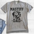 thumbnail image 2 of Mastiff Dad, Unisex Men's Shirt, English Mastiff, Mastiff Owner, Funny Dog Dad Gift, Dark Heather Gray, Medium, 2 of 6