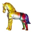 thumbnail image 4 of Estatua de caballo de cristal coleccionable, exhibición decorativa de escritorio, regalo, adorno Feng Shui Estilo E, 4 of 9