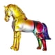 thumbnail image 4 of Estatua de caballo de cristal, obra de arte, estantería, figura en miniatura, adorno Fengshui, animal Estilo E, 4 of 9