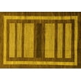 thumbnail image 1 of Ahgly Company Indoor Rectangle Abstract Yellow Modern Area Rugs, 3' x 5', 1 of 4