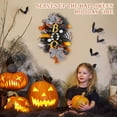 thumbnail image 5 of PULLIMORE 2PCS Halloween Wreath BOO Front Door Welcome Wreath For Home Yard Party Halloween Christmas Hanging Wreath, 5 of 10