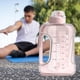 thumbnail image 5 of Botella de agua de gran capacidad, botella de agua deportiva reutilizable Tritan sin BPA (1500ml)., 5 of 5