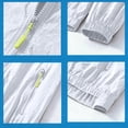 thumbnail image 4 of Vinsonshop Women's Quick Dry Sun Shirt UPF 50+ Lightweight Hoodie Jacket Long Sleeve Sun Protection Cover Up Outdoor White XL, 4 of 8