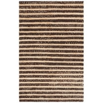 SAFAVIEH Natural Fiber Bentley Striped Area Rug, Natural/Brown, 8' x 10'