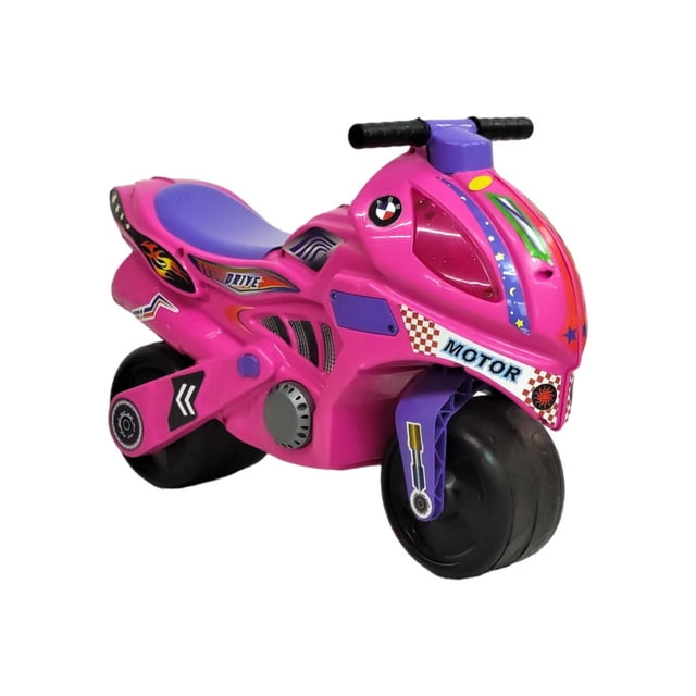 Correpasillos The Baby Shop - tipo moto,de plástico, resitente Rosa -