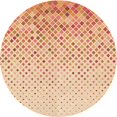 thumbnail image 1 of Ahgly Company Machine Washable Indoor Round Transitional Bright Orange Area Rugs, 8' Round, 1 of 7