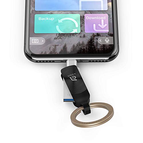 Adam Elements Iklips Duo 64gb Mfi Certified Premium Lightning Flash Drive Compatible With Ipad Iphone 64gb Obsidian Black Walmart Com Walmart Com