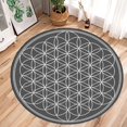 thumbnail image 2 of Flower off Life, Flower of Life, Flower of Life Decoration, Sacred Geometry, Flower, Flower of Life Rug, Flower Life, Sacred Geometry Carpet (2.2 feet / 28 inc / 70 cm), Colourful, 2 of 8