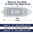thumbnail image 7 of 900D Marine Grade Fade and Tear Resistant Boat Cover Fits V-Hull, Tri-Hull, 7 of 7