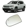 thumbnail image 4 of Left Door Wing Side Mirror Glass Heated with Backing Plate for Compass 2007 - 2017, 4 of 9