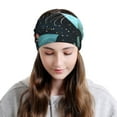 thumbnail image 6 of Rateoe Black Panther Floral Illustration Cotton Slouchy Beanie Hat for Men/Women,Lightweight Oversize Large Thin Skull Cap Night Sleeping Cap, 6 of 8
