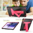 thumbnail image 3 of Epicgadget Case for Samsung Galaxy Tab S8+ 12.4 SM-X800/X806 (2022) - Dual Layer Protective Hybrid Cover Case With Kickstand For Galaxy Tab S8 Plus 12.4 Inch Released in 2022 (Black/Pink), 3 of 4