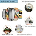thumbnail image 3 of FORMRS Unisex School Backpack 17" Student Travel Bag with Laptop Compartment, Colorful Plane, 3 of 7