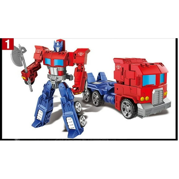 Movie Fans Anime Collection Deformed Car Model Robot Toys- Optimus Prime Auto Polyarticular Mobility Two Morphologic Transformations Deformation Robot