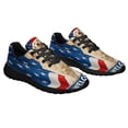 thumbnail image 6 of Golden Retriever Dog 4th Of July American flag Shoes Sneakers Black Size 3.5, 6 of 7